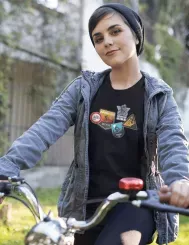 T-shirt femme personnalisé - Sport - "Certifiée Bikeuse"