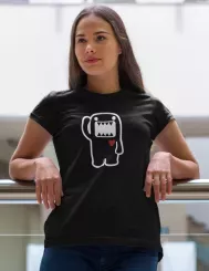 T-shirt femme personnalisé - JDM & Culture Japonaise - "DOMO LOVE"