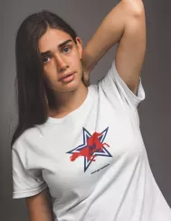 T-shirt femme personnalisé - Muscle car et usa - "Vintage motors"