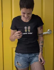 T-shirt femme personnalisé - Films et séries - "Game over"
