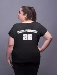 T-shirt femme personnalisé - Football - "Maillot de foot"