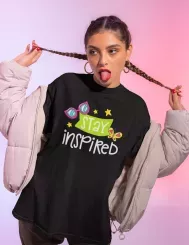 T-shirt femme personnalisé - Citations Mode - "Stay inspired"
