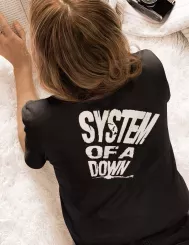 T-shirt femme personnalisé - Rock - "System of a down perspective"