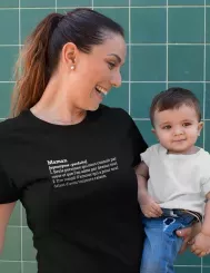 T-shirt femme personnalisé - Maman - "La définition de Maman"
