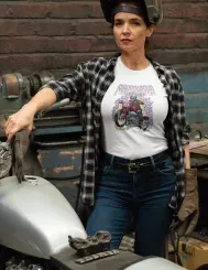 T-shirt femme personnalisé - Moto - "Firestarter"