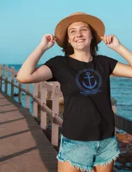 T-shirt femme personnalisé - Nature - "Noeud de marin"