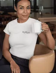 T-shirt femme 100% coton bio - Cadeau - "MAMAN"