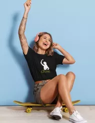 T-shirt femme personnalisé - Musique - "Silhouette Céline"
