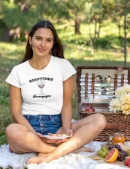 T-shirt femme personnalisé - Citation - "L'art de vivre"