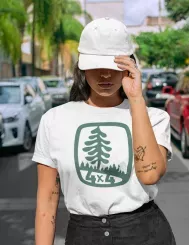 T-shirt femme personnalisé - 4X4 - "Sapin"