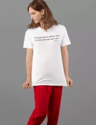 T-shirt femme 100% coton bio - Humour - Kaamelott "C'est pas moi qui explique mal, c'est les autres qui sont cons !"