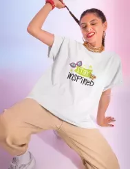 T-shirt femme personnalisé - Citations Mode - "Stay inspired"