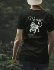 T-shirt femme personnalisé - Football - "Morocan supporter..."