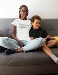T-shirt femme personnalisé - Maman - "La définition de Maman"