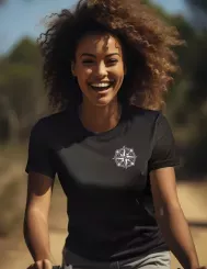 T-shirt femme personnalisé - Van - "Boussole"