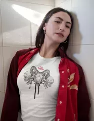 T-shirt femme personnalisé - Diables et Diablesses - "Devil inside"