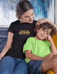 T-shirt femme personnalisé - Citations humour - "L'école c'est super..."