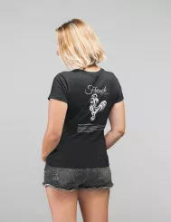 T-shirt femme personnalisé - Football - "French supporter..."
