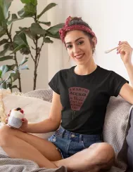 T-shirt femme personnalisé - Citations Humour - "Accro au chocolat"