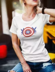 T-shirt femme personnalisé - Personnages - "Captain D"