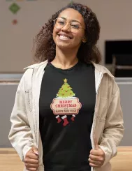 T-shirt femme personnalisé - Évènements - "Sapin de Noël"