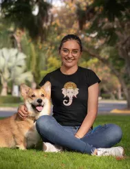 T-shirt femme personnalisé - Zen - "Ganesh"