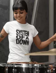 T-shirt femme personnalisé - Rock - "System of a down Star"