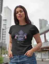 T-shirt femme personnalisé - Villes et voyages - "Toronto maple leafs"