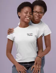 T-shirt femme 100% coton bio - Cadeau - "Élue tata d'amour"