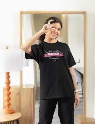 T-shirt femme 100% coton bio - Cadeau - "Certifiée meilleure maman du monde"