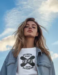 T-shirt femme personnalisé - Sport - "Extreme sport"