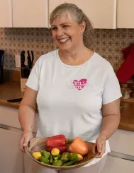 T-shirt femme 100% coton bio - Humour - "Vieille chouette" Rose