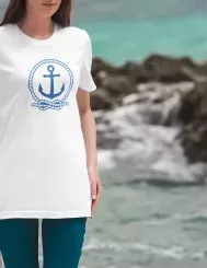 T-shirt femme personnalisé - Nature - "Noeud de marin"