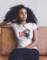 T-shirt femme personnalisé - Célébrités - "All eyez on me"
