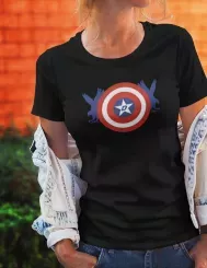 T-shirt femme personnalisé - Personnages - "Captain D"