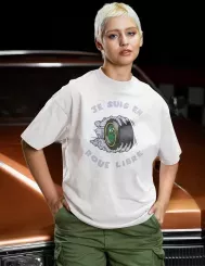 T-shirt femme personnalisé - Humour - "Je suis en roue libre"