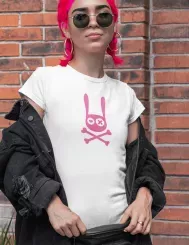 T-shirt femme personnalisé - Vintage - "Dead rabbit"