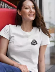 T-shirt femme personnalisé - Moto - "Motard signature"