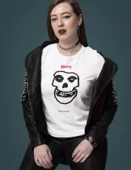 T-shirt femme personnalisé - Citations Musique - "Evil all the time"