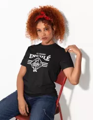 T-shirt femme 100% coton bio - Humour - "Grand enculé"