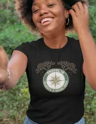 T-shirt femme personnalisé - Van - "Travel is always a good idea"