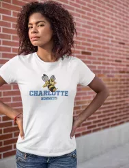 T-shirt femme personnalisé - Sport - "Charlotte hornets"