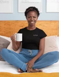 T-shirt femme 100% coton bio - Cadeau - "MAMAN"