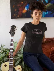 T-shirt femme personnalisé - Citations Musique - "La musique parle"