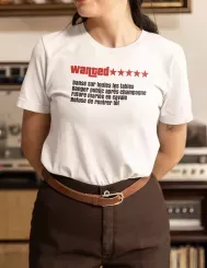 T-shirt homme personnalisé - EVJF - "Wanted"