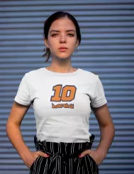 T-shirt femme personnalisé - MotoGP - "Marini"