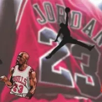 Stickers Basket Michael Jordan