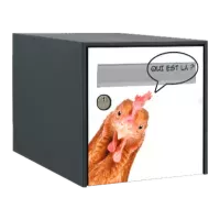 Stickers boîte aux lettres Animaux de la ferme