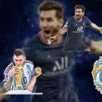 Stickers Football Lionel Messi