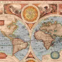 Affiches personnalisées mappemonde